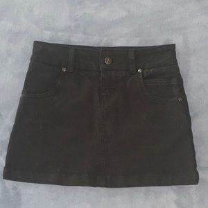 PLAYBOY | Skirts | Playmateplayboy Black Denim Mini Skirt New | Poshmark